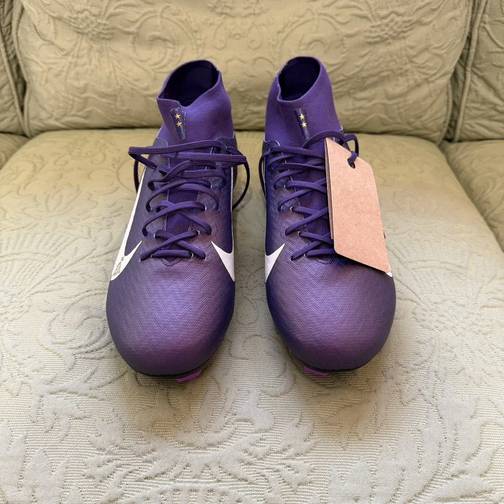 Nike Zoom Superfly 10 Academy FG/MG Mbappé HJ7309-500 Men Soccer Cleat Size 10.5
